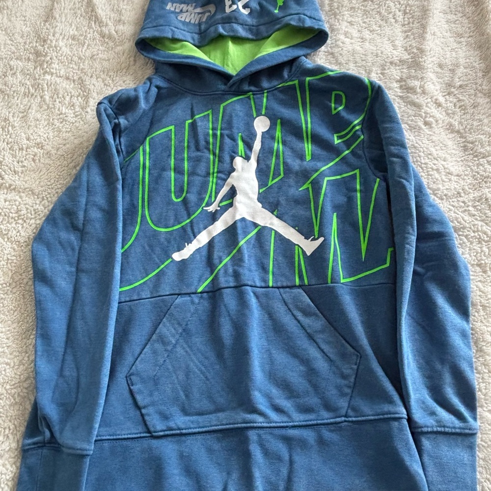 Blue Hoodie with Jumpman Logo